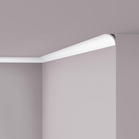 Cornice soffitto parete NMC NE1 PURE NOMASTYL Noel Marquet modanatura tipo stucco design moderno bianco 2 m