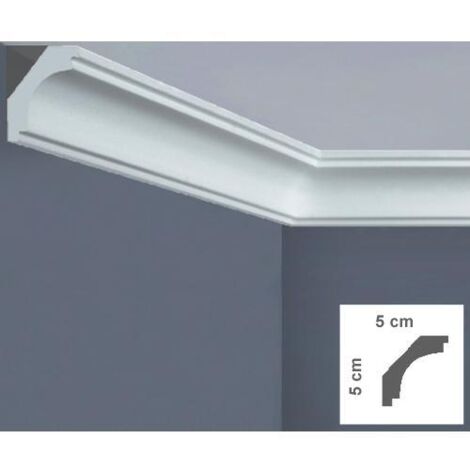 CORNICE SOFFITTO POLISTIRENE MM 50X50 2MT """I 707 BOVELACCI"""