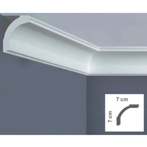 CORNICE SOFFITTO POLISTIRENE MM 70X70 2MT """I 765  BOVELACCI"""