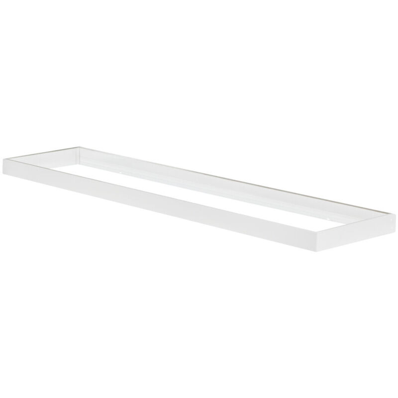 Cornice supporto telaio montaggio pannello led 120x30 cm bianco