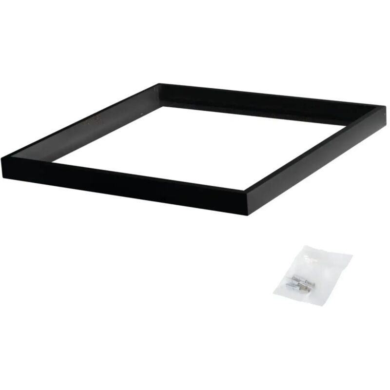 Cornice supporto telaio montaggio pannello led 60x60 cm nero