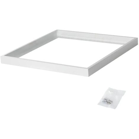 KIT-MURO-2-BIANCO - Pannelli LED - - Cornice fissaggio pannello led 60x60  rifinitura bianca