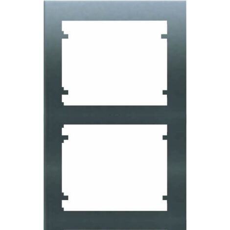 Cornice verticale a 2 elementi ACCIAIO NEPTUNO BJC IRIS 18102-AN