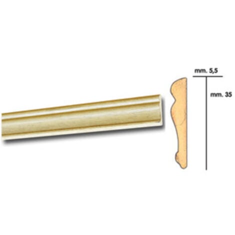 CORNICE X PARATI 5,5 X35 ROVERE H.200 BAROCCO. Prezzo per 1 pezzo.