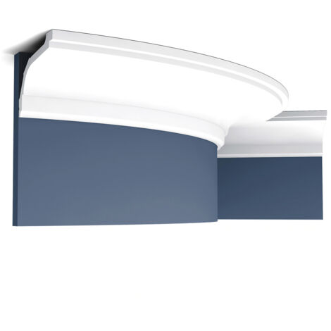 Corniche flexible classique - Orac Decor - L200xp11.6xH7.6cm - C220F - L200 x H7,6 x L11,6 cm - ORAC DECOR
