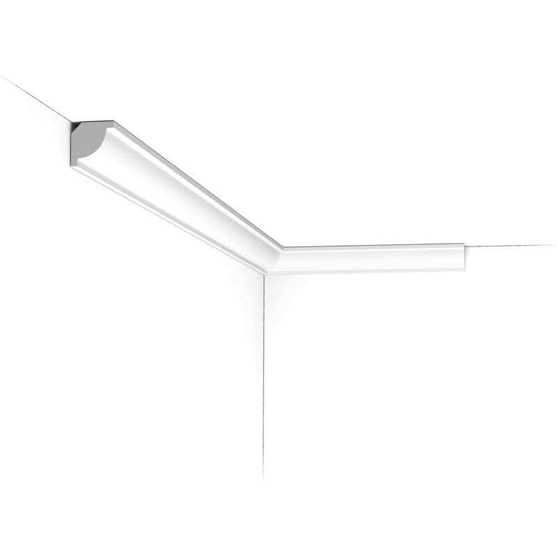 CX132 Corniche plafond Orac Decor - 2x2x200cm (h x p x l) - moulure décorative polymère Carton 8 pièces