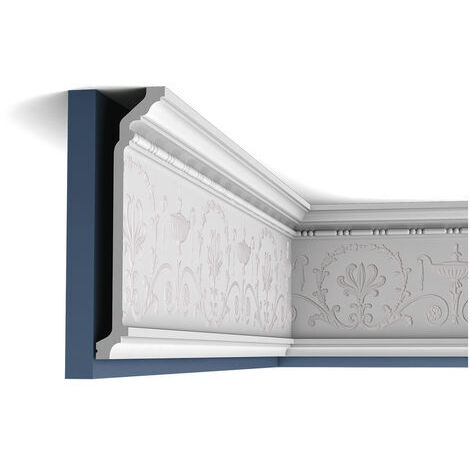 Corniche D'angle Stuc Orac Decor C902 LUXXUS - Profilé 2m, Polyuréthane Blanc, Intérieur/extérieur
