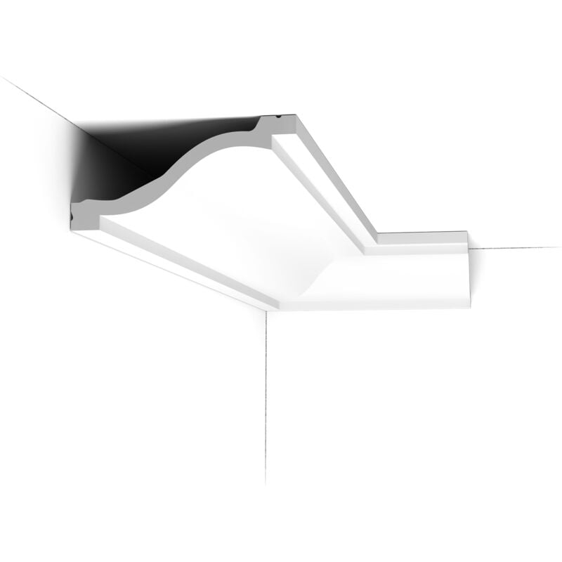 C331 Corniche plafond Orac Decor - 6x13,5x200cm (h x p x l) - moulure décorative polyuréthane a l unité