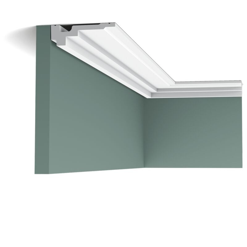 C355 Corniche plafond polyuréthane Orac Decor Luxxus - 3,5x11x200cm (h x p x l) - moulure décorative a l unité