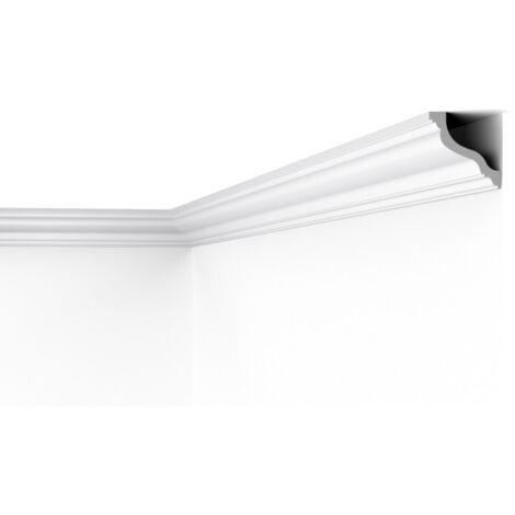 Corniche NMC WT10 WALLSTYL Noel Marquet Moulure décorative Corniche de plafond design intemporel classique blanc 2 m