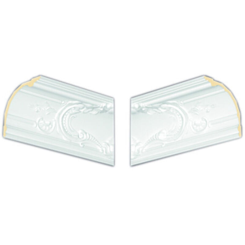 Corniche NMC Z42 arstyl Noel Marquet Moulure décorative Corniche de plafond Élement angulaire design intemporel classique blanc 2 m