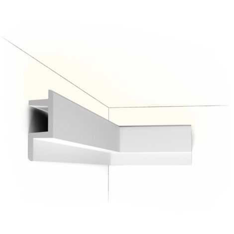 Corniche D'angle Stuc Orac Decor C902 LUXXUS - Profilé 2m, Polyuréthane Blanc, Intérieur/extérieur