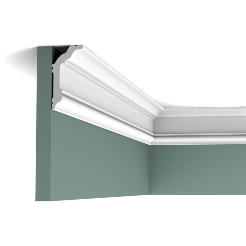 CX176 Corniche plafond Orac Decor - 4x8x200cm (h x p x L) - moulure décorative polymère A l'unité