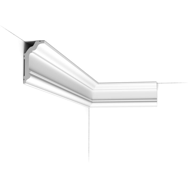 CX176 Corniche plafond Orac Decor - 4x8x200cm (h x p x l) - moulure décorative polymère Carton complet