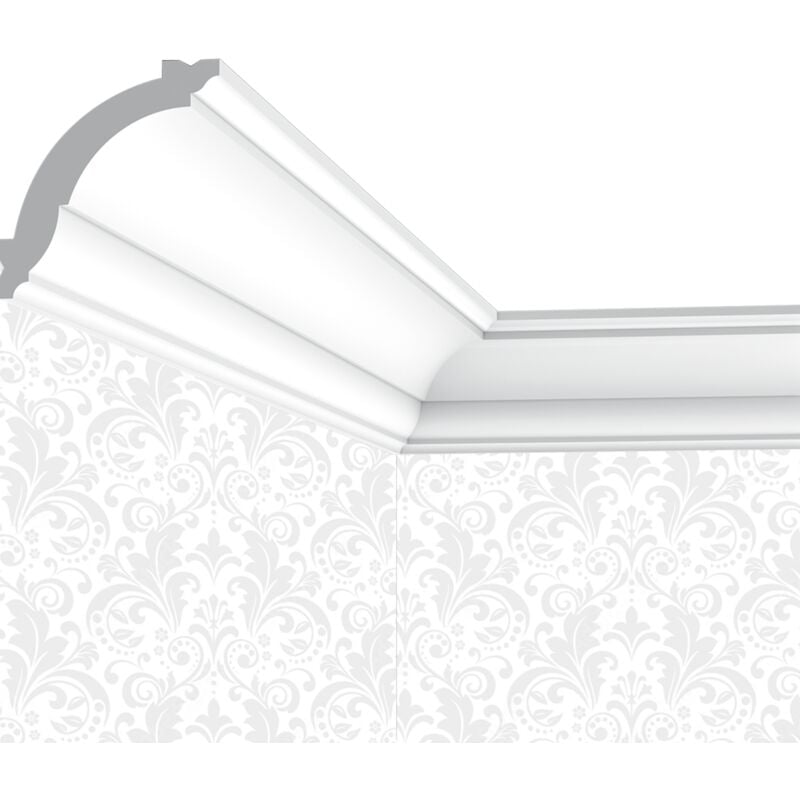 Corniche plafond Cimaises et Plus C05 - 7x7x200cm (h x p x L) - moulure déco