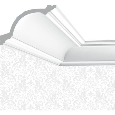 Corniche plafond Cimaises et Plus C16 - 8x5x200cm (h x p x L )- moulure décorati