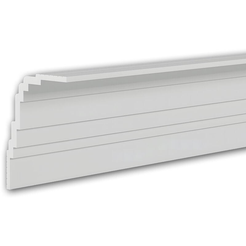 Corniche Profhome 650802 Moulure de plafond Moulure en stuc Moulure décorative design moderne blanc 2 m