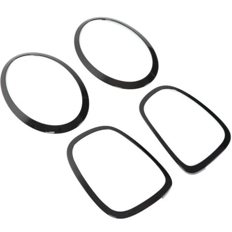 Cornici di copertura nere lucide per i fari posteriori per Honda One Cooper S JCW F55 F56 F57 2014+