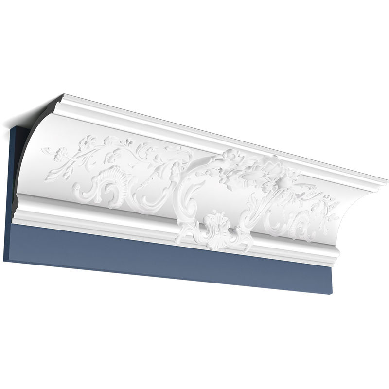 Cornici Soffitto e Parete aspetto stucco decorativo Cornicione 2 m Orac Decor C338A luxxus