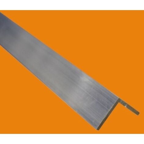 Cornière Aluminium 25x25x1.5mm - Longueur 1m Brut Pour Bricolage