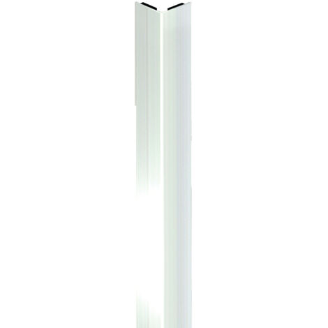 Cornière angle 50x50mm adhésive acier blanc 3m.l - DINAC - 1316100