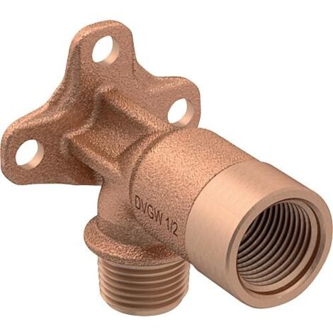 Cornière de raccordement 90° (IGxAG) DN15 (1/2") compatible MF L : 57 mm