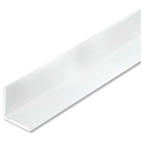 Cornière Égale Pvc Mat, L.1 M X L.2 Cm X H.2 Cm