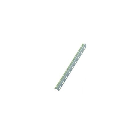Cornière perforée pour rayonnage C38303 acier - Longueur : 3 m - Epaisseur : 2 mm - BOURG INDUSTRIES