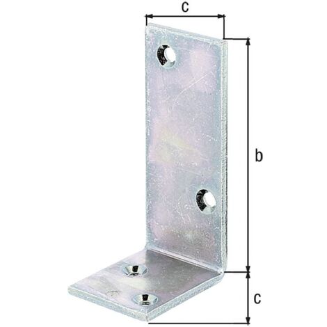 Corniere poutre 100x200x40 mm zingué