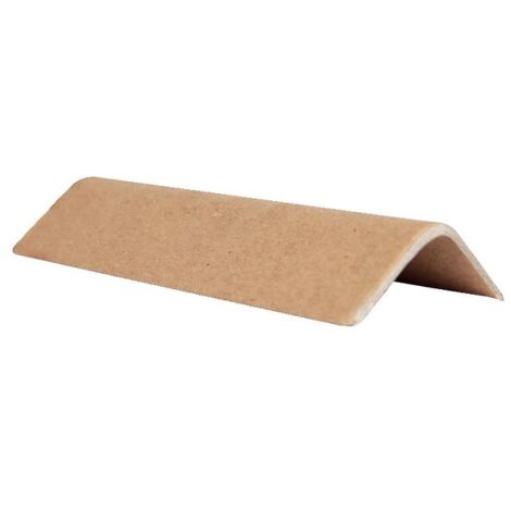 Cornières de protection d'angles à partir de carton recyclé, résistante à l'humidité 35x35x2,5x1000cm colis de 51 pièces