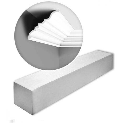 Cornisa fragmentada - Orac Decor - L200xP15,9xH14,3cm - Caja completa 16 metros - C327