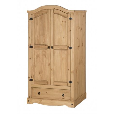 Corona 2 Door 1 Drawer Arch Top Wardrobe