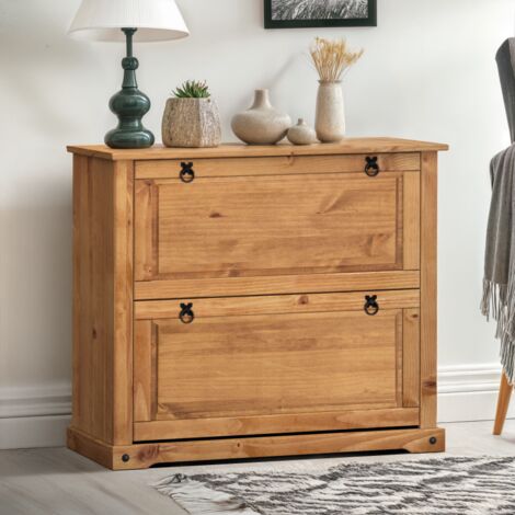 Corona 2 Shelf Shoe Chest