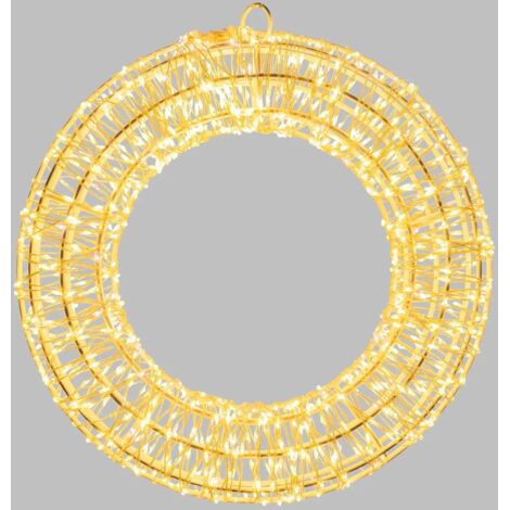 Corona 3D 35 cm 1000 MicroLED HDM B Caldo Bianco FlashLED IP44
