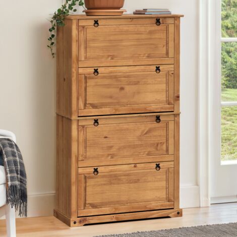 Corona 4 Shelf Shoe Chest