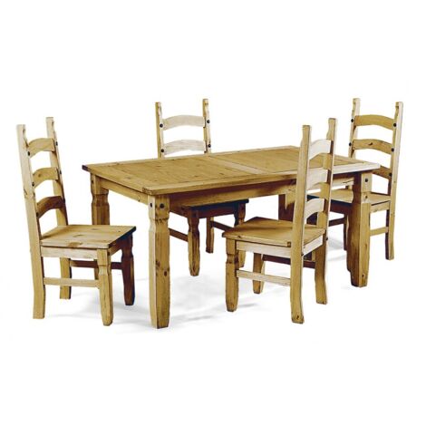 Corona 4'0" Dining Table & 4 Chairs