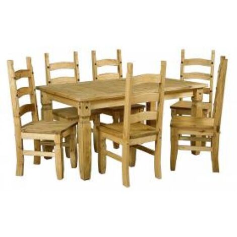 Corona 6'0" Table & 6 Chairs