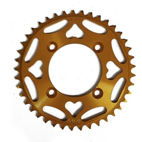 Corona aluminio 41 dientes 170mm pit bike