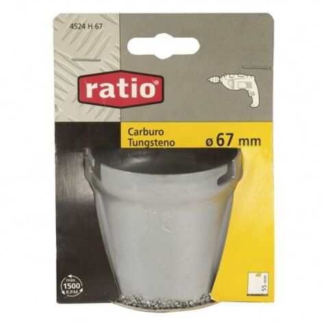 CORONA CARBURO TUNGSTENO RATIO 67MM - EHLIS