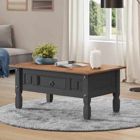 Corona Charcoal 1 Drawer Coffee Table