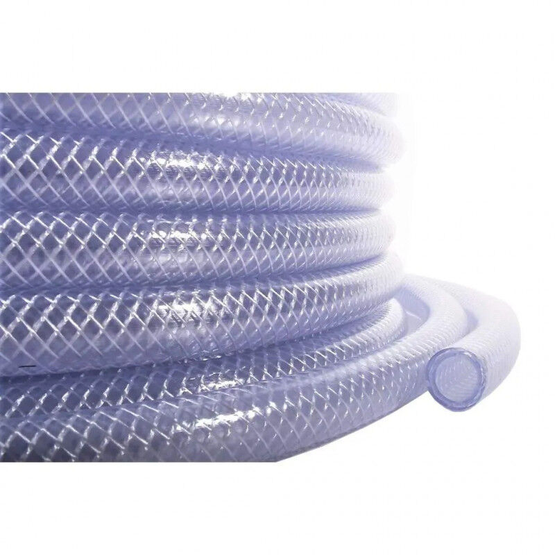 CBM - Manguera transparente reforzada 16 x 22 mm, 50 m