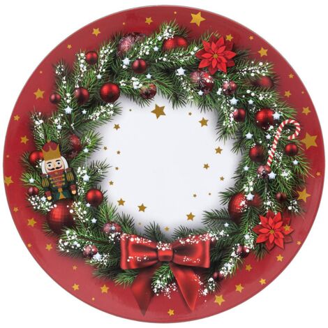Corona di Natale a LED rami D 35 cm