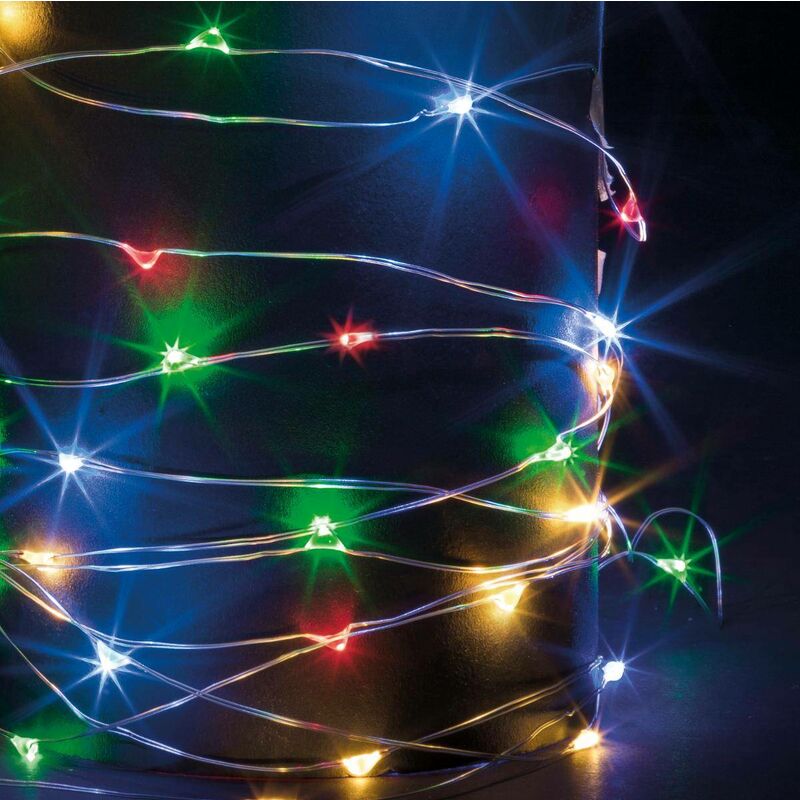 Image of Corona di natale all aperto in rame - 300 led fissi multicolore - Feeric lights & christmas - Multicolore