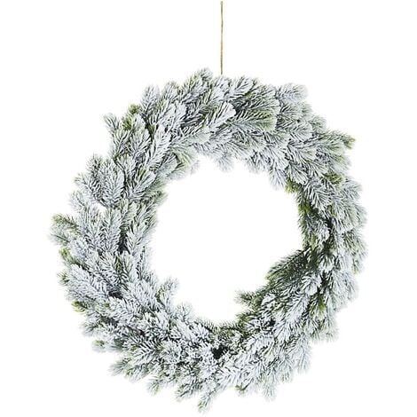 Corona di Natale Innevata Ghirlanda Natalizia Ornamenti Porta Ø 60 90 Marmolada