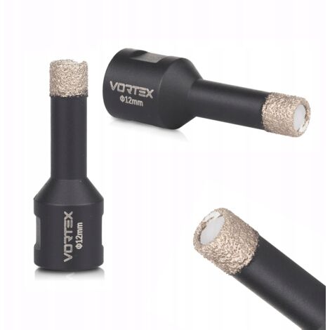 Corona diamantata 12mm per trapano a corona Vortex M14 grès