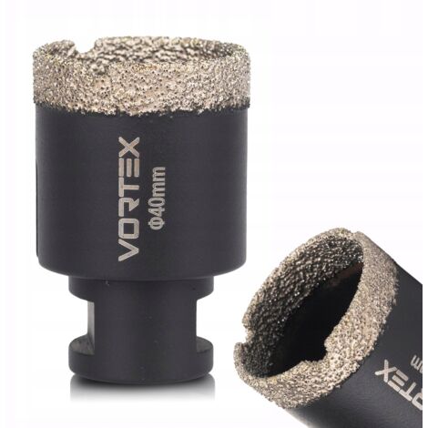 Corona diamantata 40mm trapano a corona Vortex M14 gres