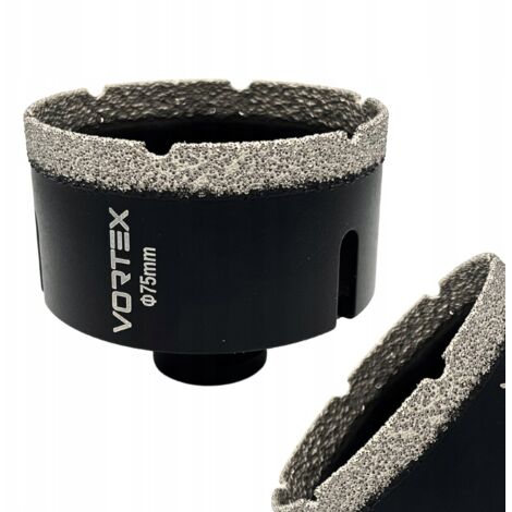 Corona diamantata 75mm per piastrelle e gres Vortex M14