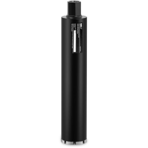 Corona Diamantata Per Carotatrice Corona Carotatore Calcestruzzo 83 x 450 mm - Nero