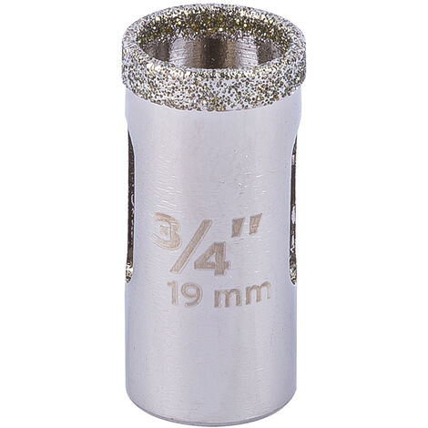 Corona diamante con borde continuo - Ø 19 mm