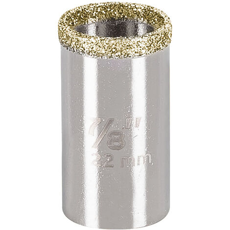 Corona diamante con borde continuo - Ø 22 mm